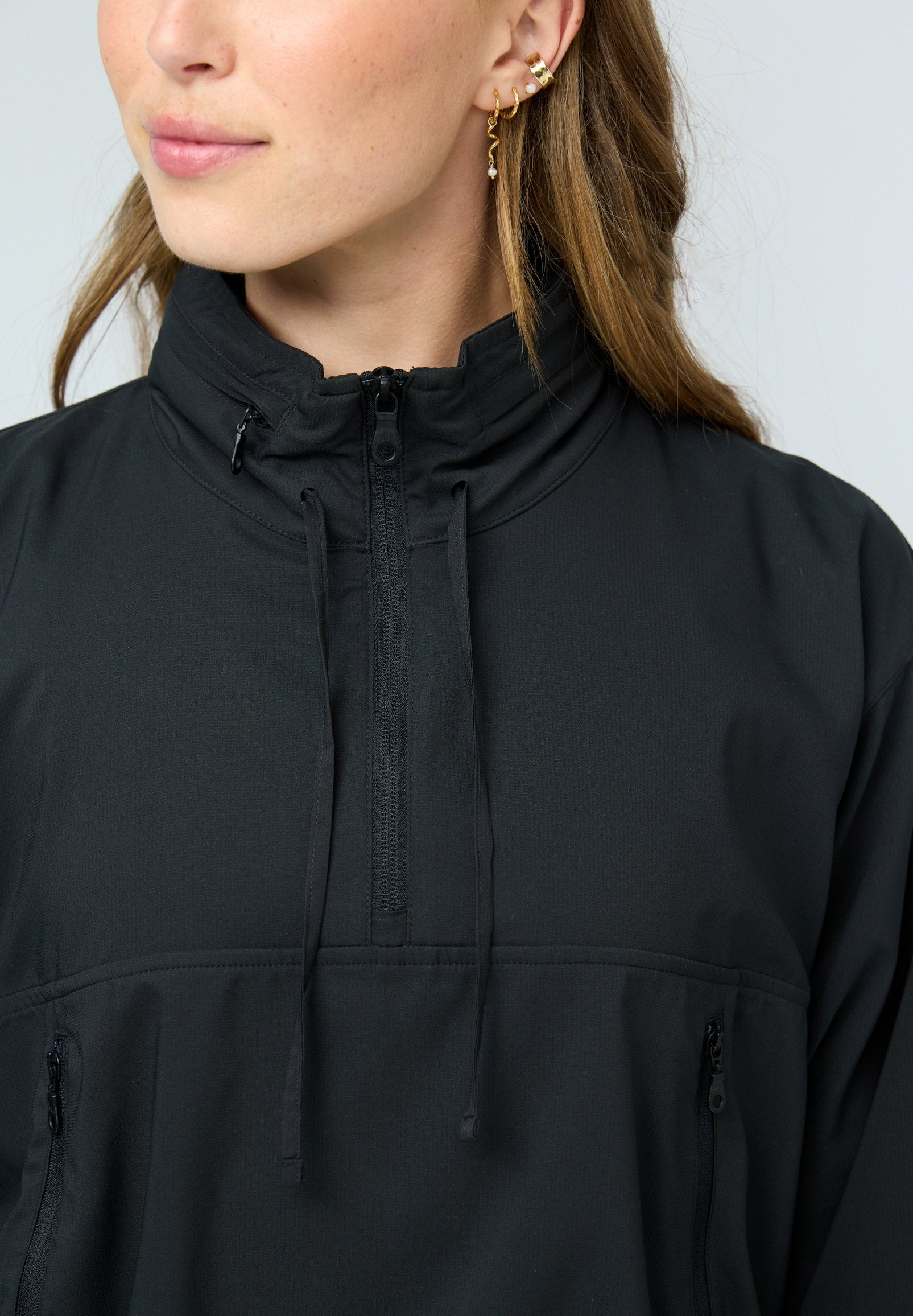 Girlfriend Collective HUMMINGBIRD HALF ZIP
