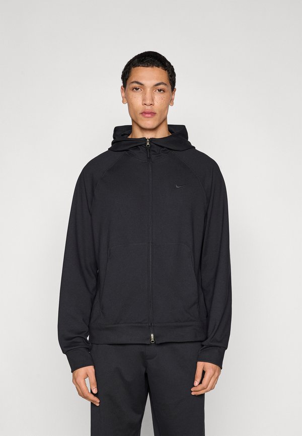 Nike Performance M NK DF UV PRMRY NANO FZ HD - Zip-up sweatshirt - black