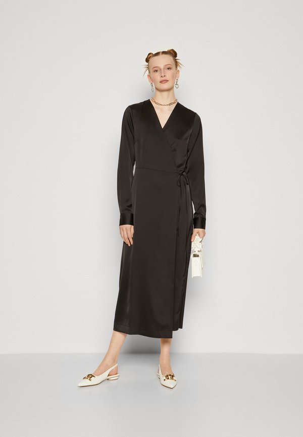 YAS Tall YASPELLA WRAP MIDI DRESS