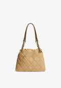 Tommy Hilfiger TOMMY HILFIGER TH MONOGRAM QUILTED TOTE BAG - Handbag - classic khaki