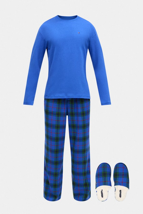 Tommy Hilfiger ORIGINAL SLIPPERS BOXED - Pyjamas - noble blue/blue