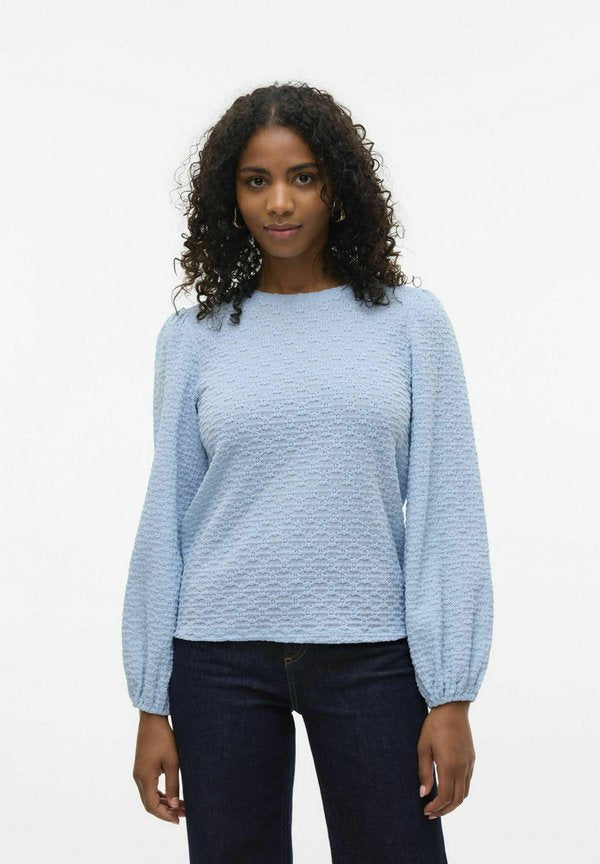 Vero Moda VMFLOWER - Blouse - cashmere blue