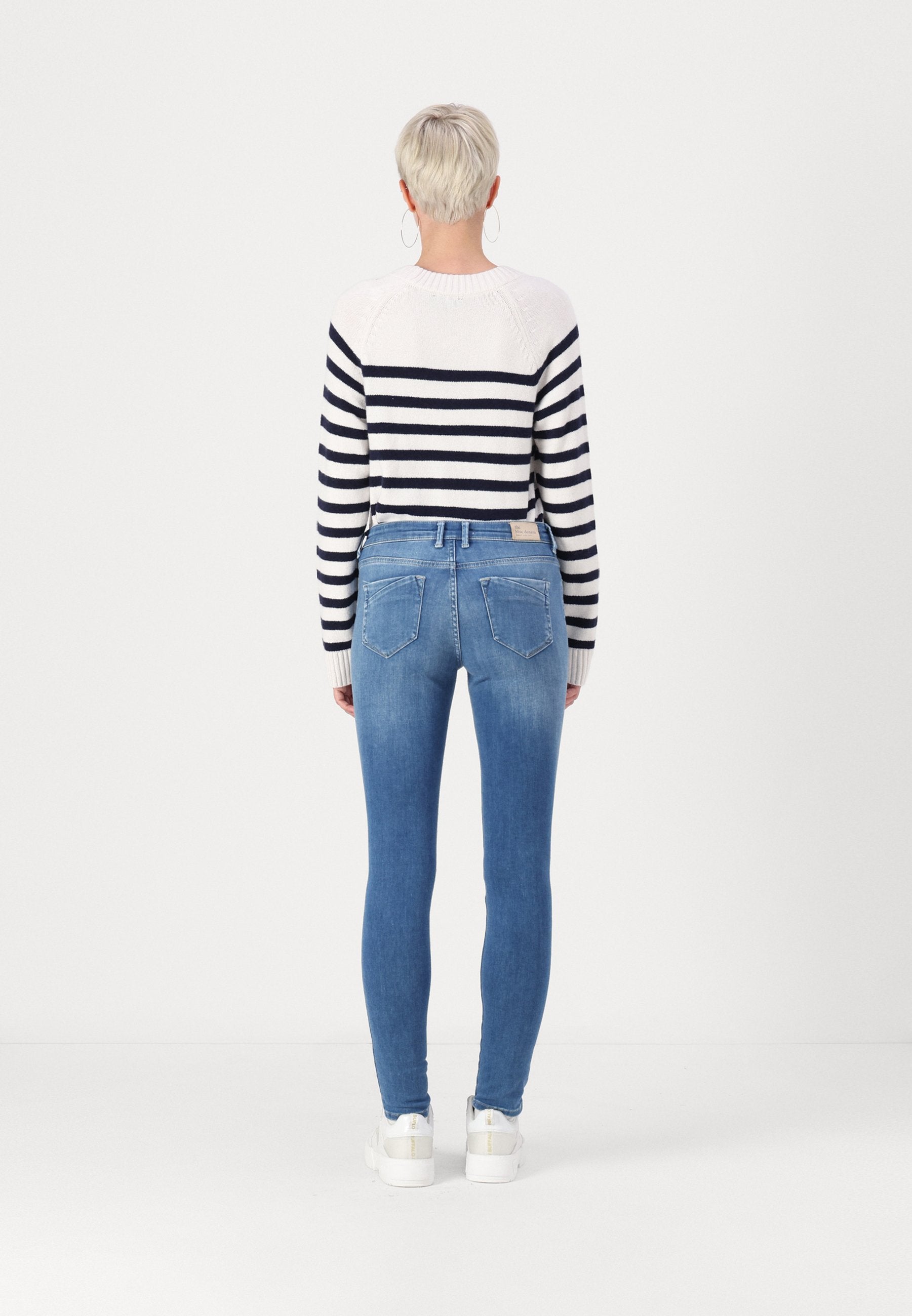 Skinny fit ONLBLUSH Mid waist Media 4