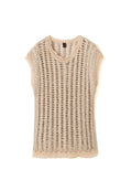 Stefanel OPENWORK  WITH TWO-TONE YARN