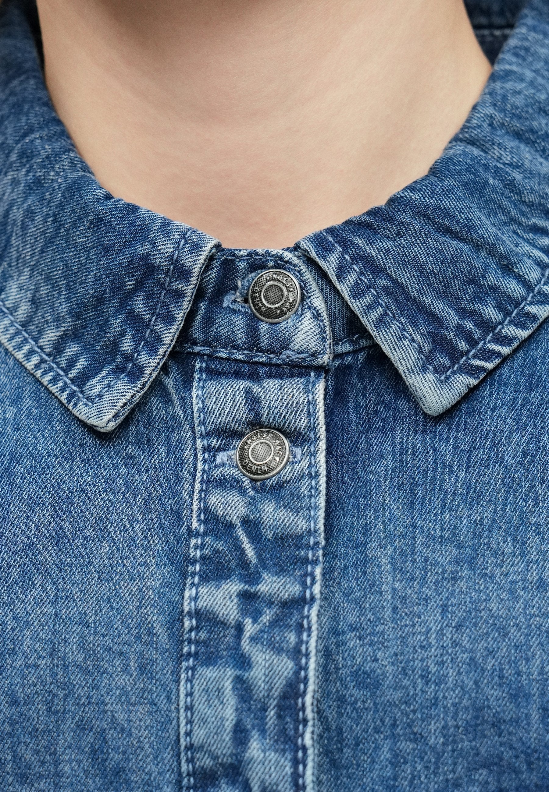 Noisy May Denim Short Sleeved