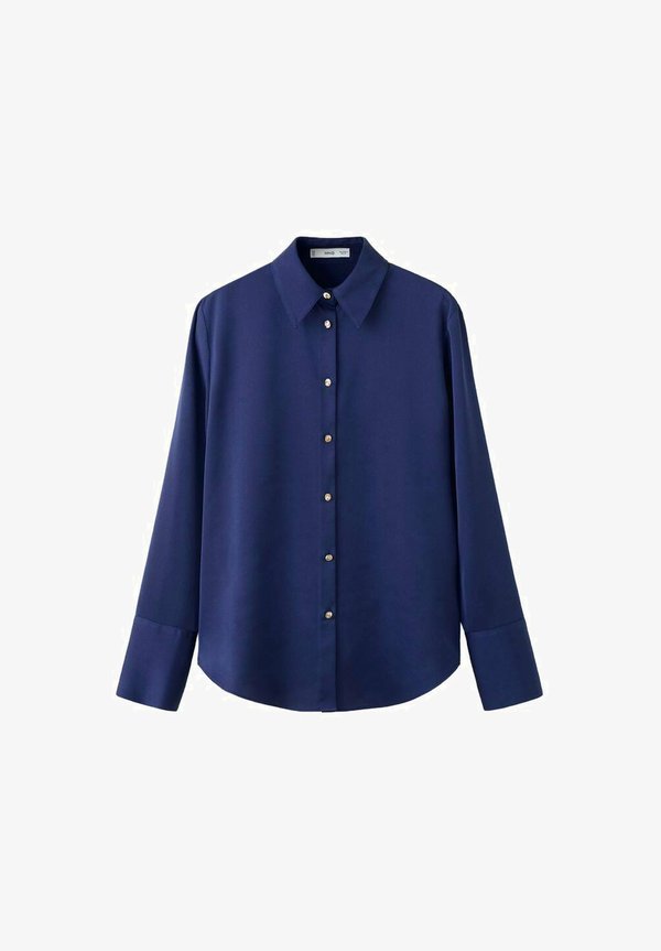 Mango Button-down blouse - dark blue