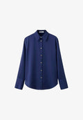 Mango Button-down blouse - dark blue
