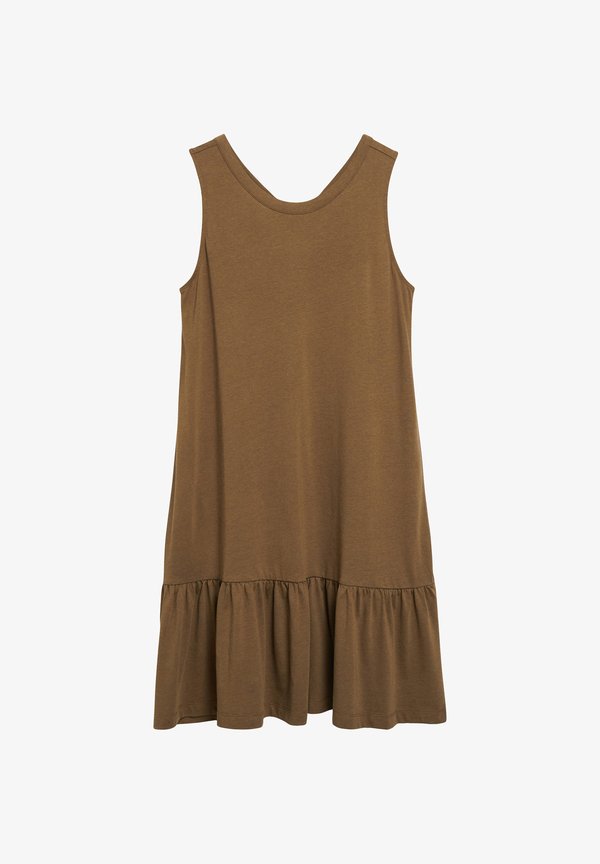 s.Oliver KLEID - Jersey dress - braun