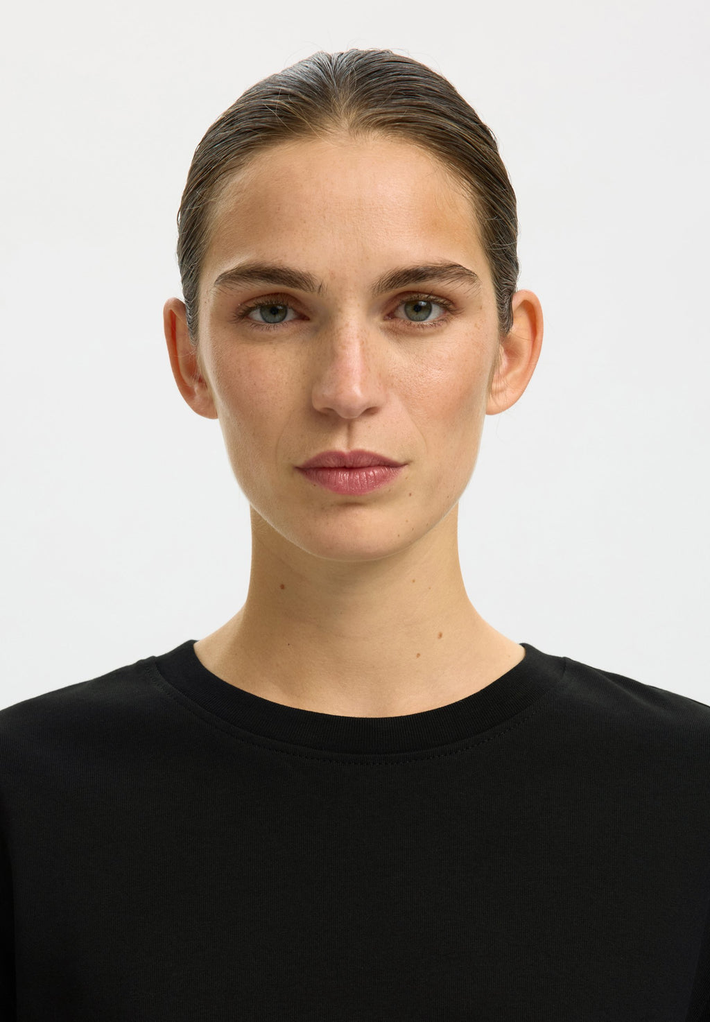 Selected SLFESSENTIAL LS BOXY TEE NOOS