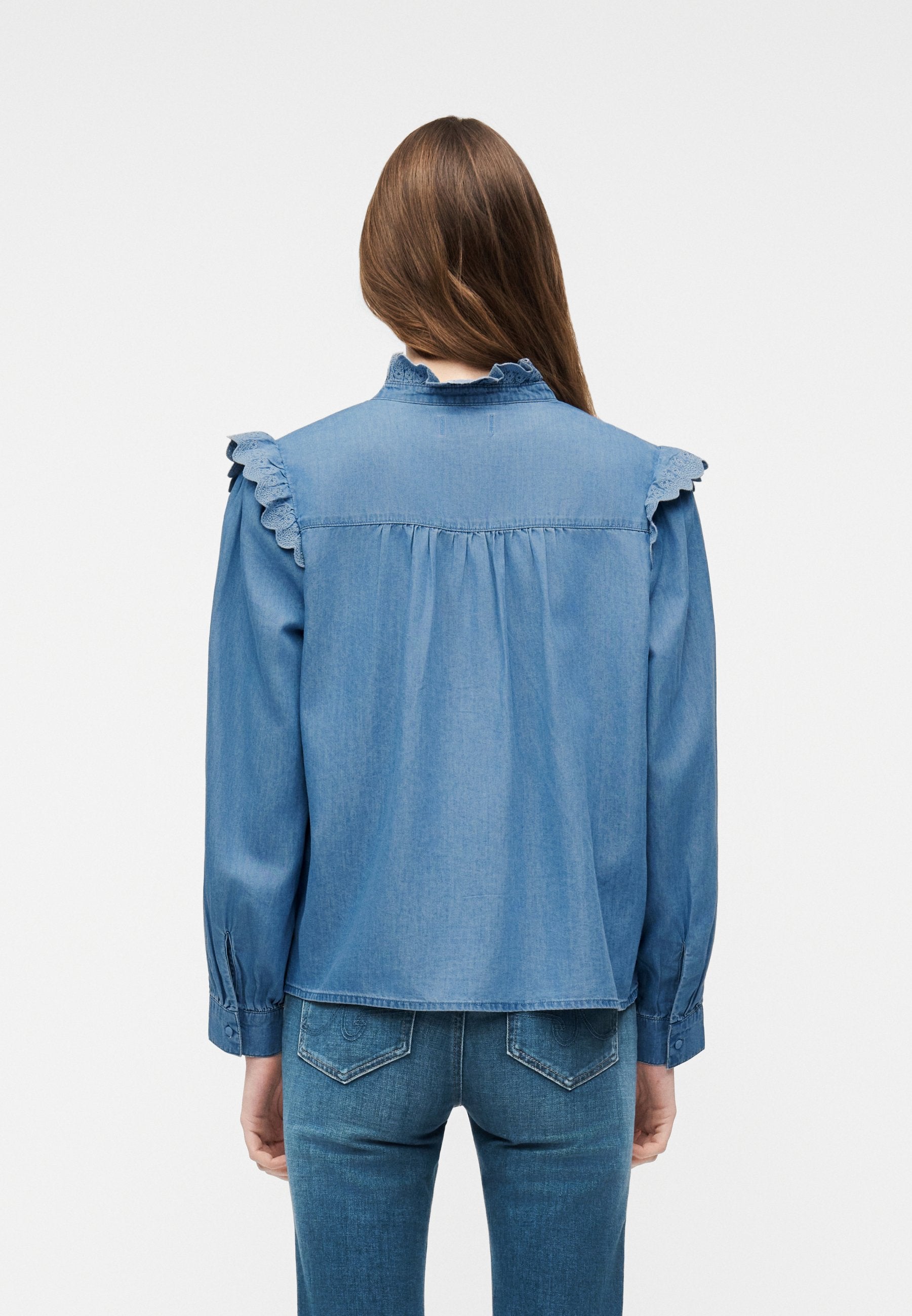 ONLPIPER FRILL SHIRT Media 4