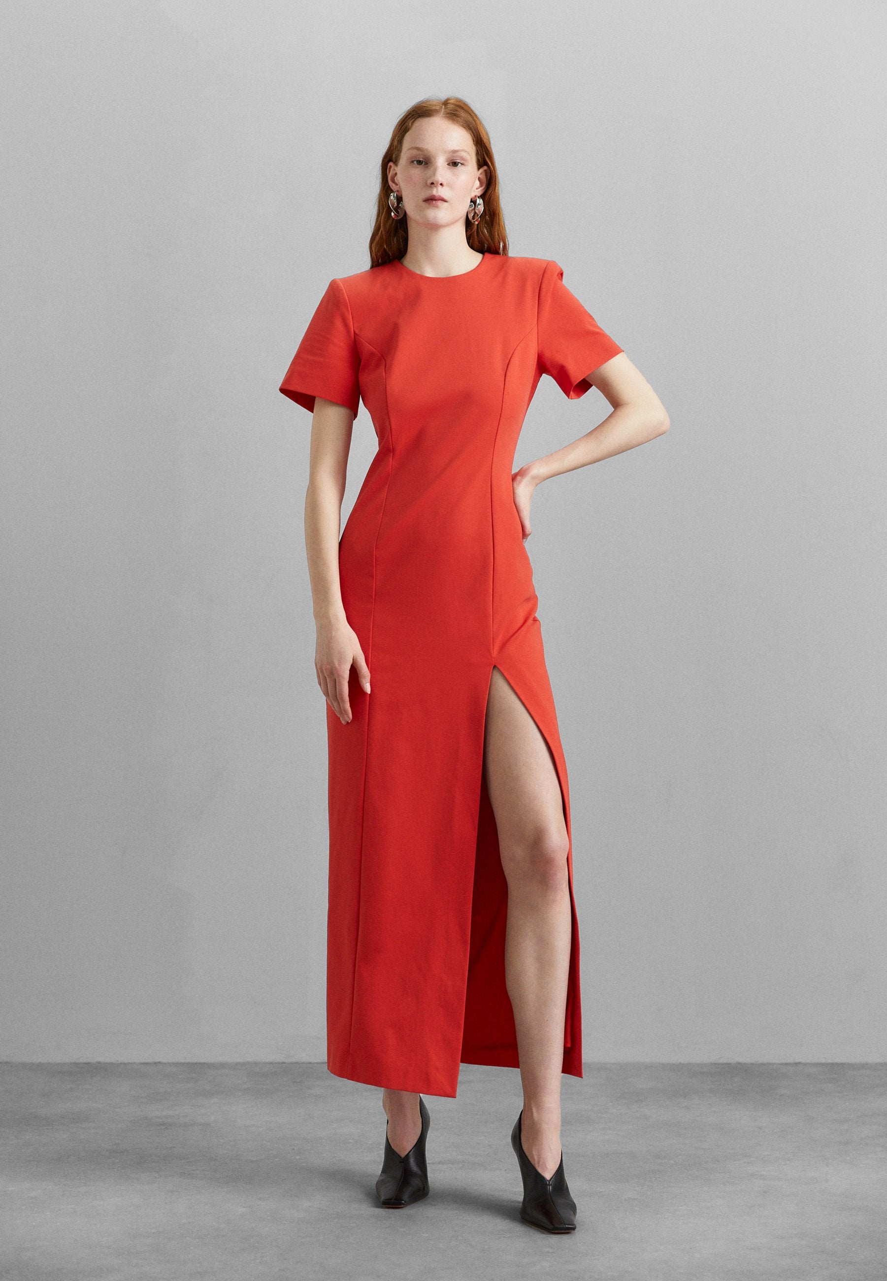 Sara Battaglia SLIT DRESS