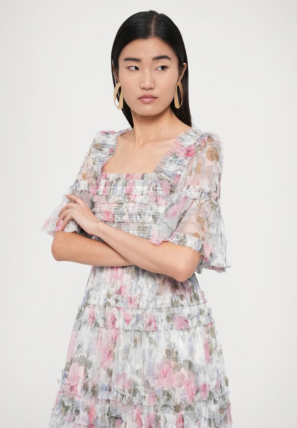 Needle & Thread CAMILLE S GARDEN PEACHES ANKLE GOWN