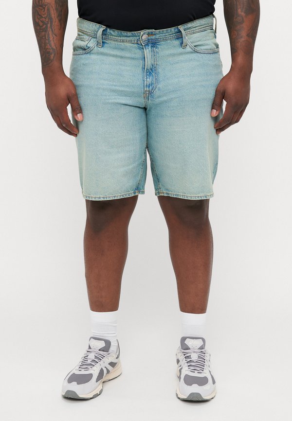 Jack & Jones Denim Plus Size Loose Fit - Denim shorts - blue denim