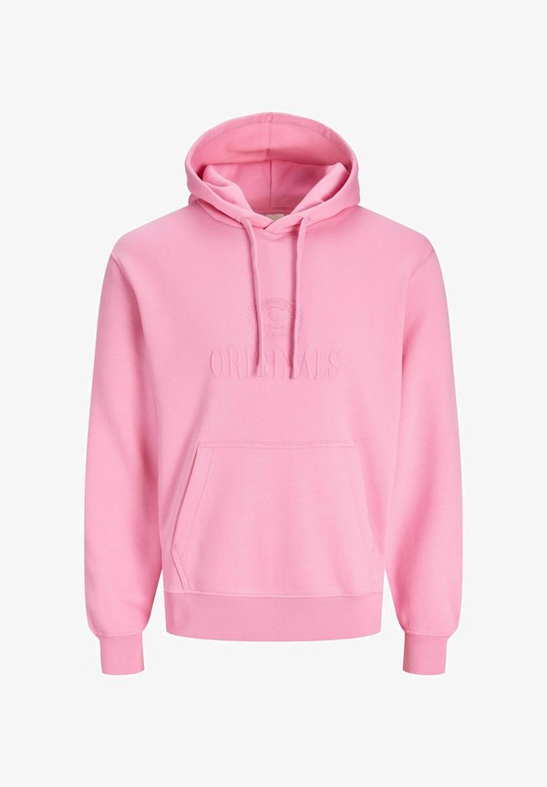 Jack & Jones JORFREDERIKSBERG MONOGRAM HOOD - Hoodie - prism pink