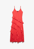 Vero Moda VMSMILLA - Maxi dress - poinsettia