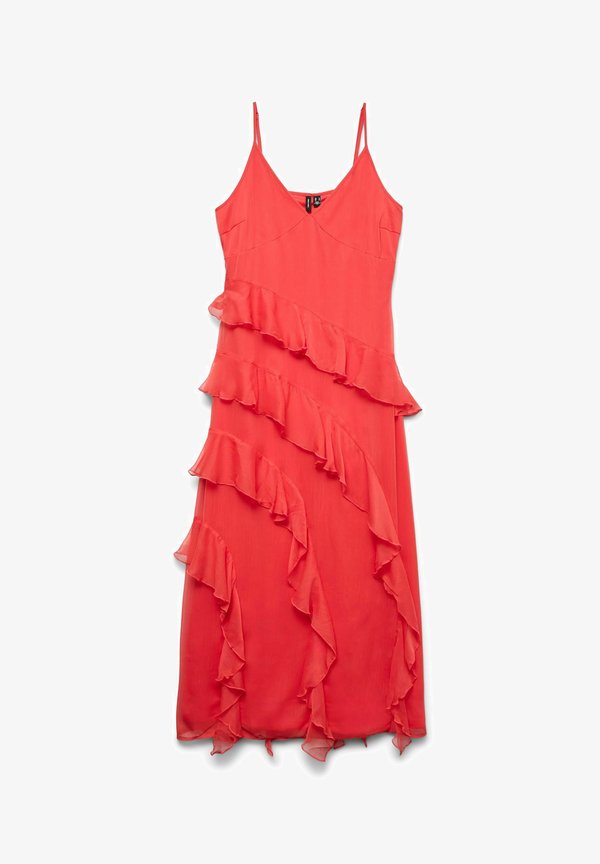 Vero Moda VMSMILLA - Maxi dress - poinsettia