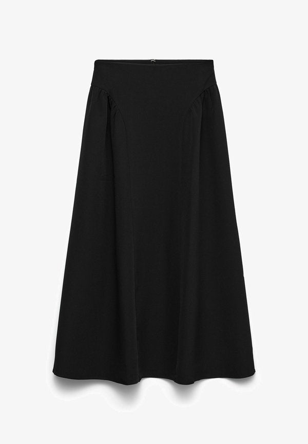 Vero Moda VMSALLY High waist Long - Maxi skirt - black