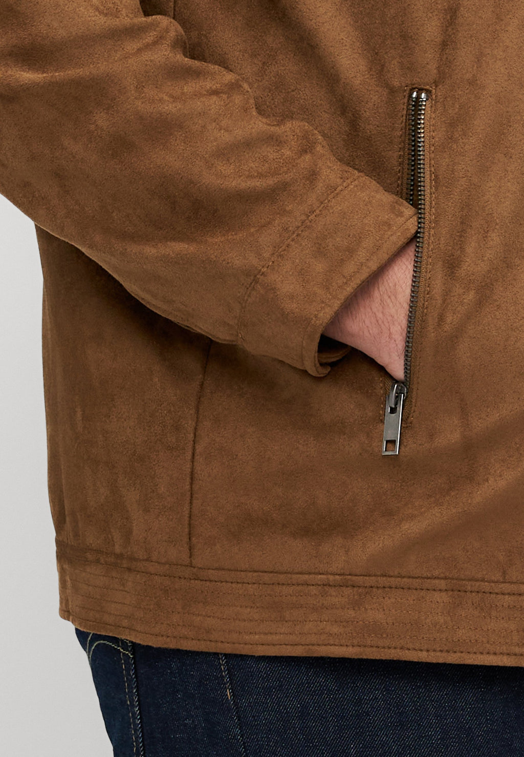 Jack & Jones Leather look biker Plus Size Leather look biker
