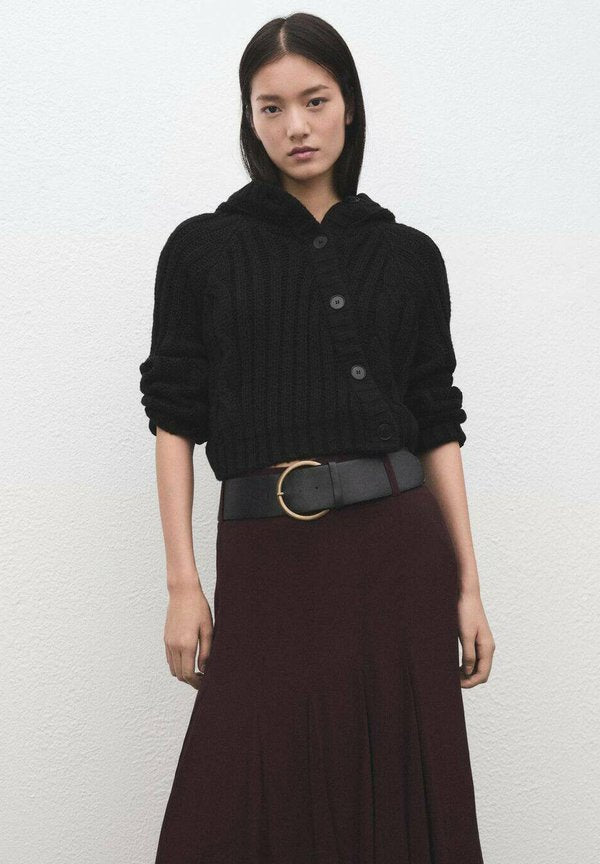 Mango Cardigan - black