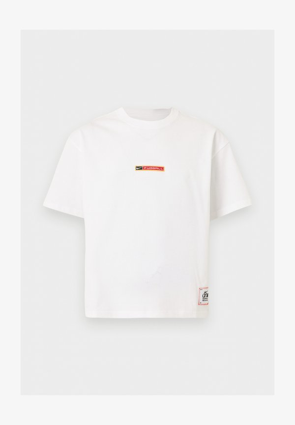 Nike Sportswear TEE BOXY - Basic T-shirt - white/university red