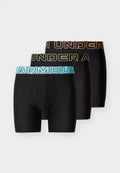 Under Armour PERFORMANCE TECH SOLID 3 PACK - Boxer briefs - black