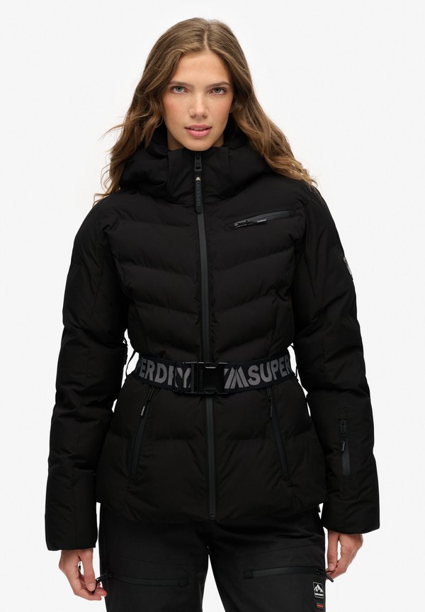 Superdry & Co LUXE BELTED - Winter jacket - black