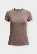 Under Armour MOTION FITTED - Basic T-shirt - peppercorn/white