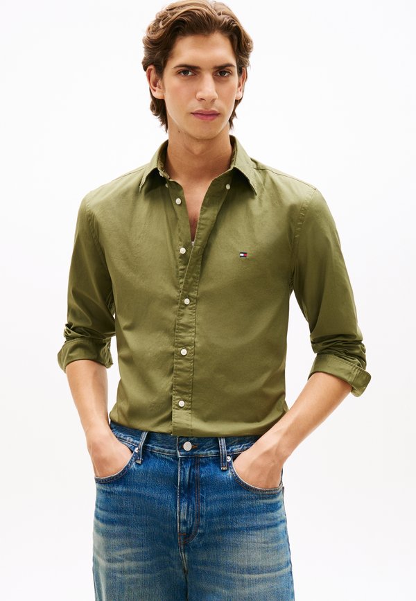 Tommy Hilfiger FLEX SOLID SHIRT CORE ESSENTIALS - Shirt - dark artichoke