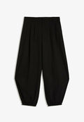 Bershka TROUSERS - Trousers - black