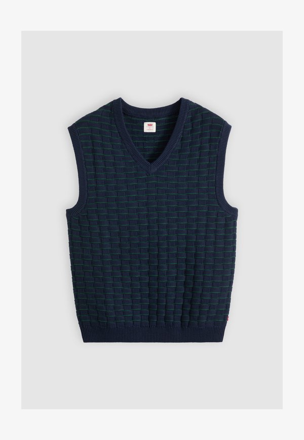 Levi's® SKYLINE - Jumper - basketweave navy/eden