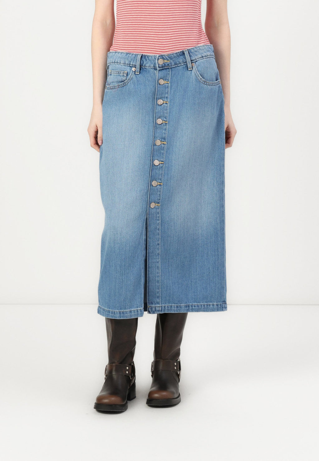 GAP MIDI SKIRT
