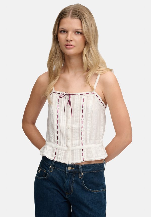 Superdry & Co Top - off white