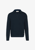 s.Oliver STRUKTURIERTER - Long sleeved top - navy