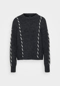 Vero Moda Tall VMILINA O NECK HANDSTITCH