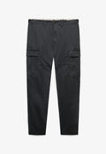 Superdry & Co SUPERDRY REGULAR TAPERED CARGO PANTS.. - Cargo trousers - blackboard