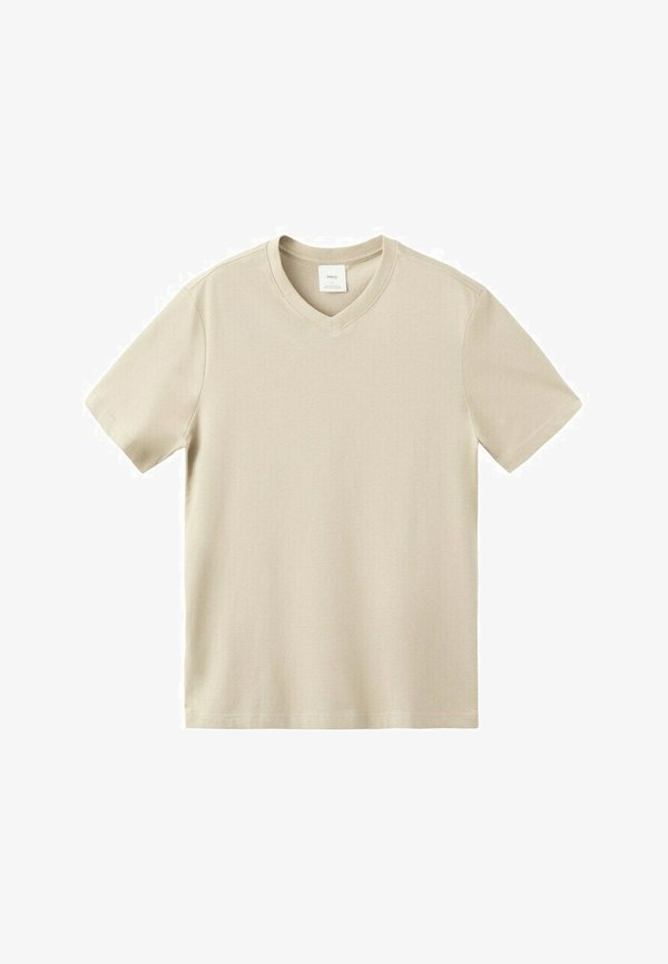 Mango Basic T-shirt - beige