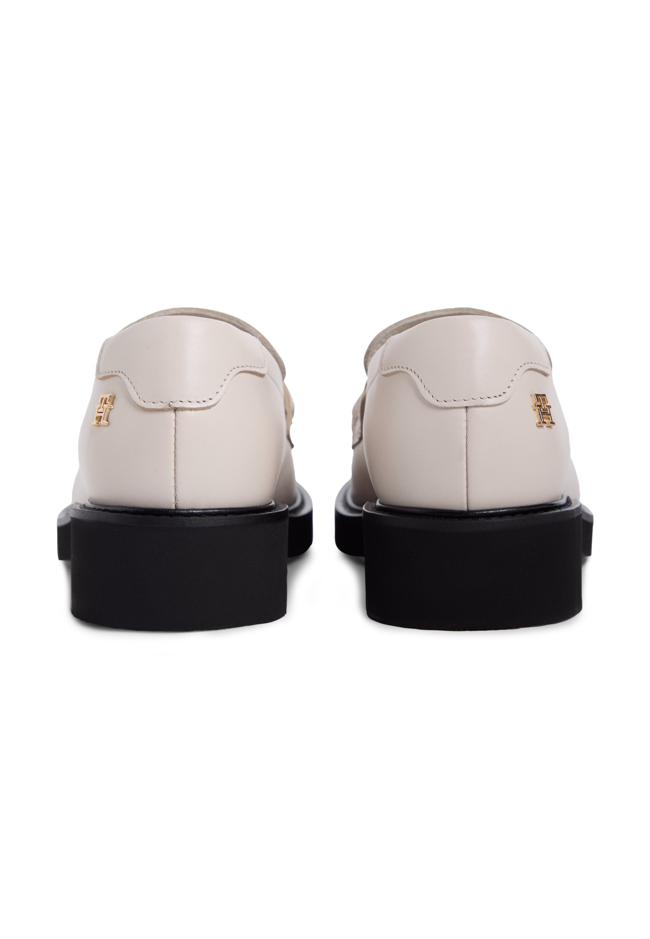 LEATHER CHUNKY PENNY LOAFERS Media 3