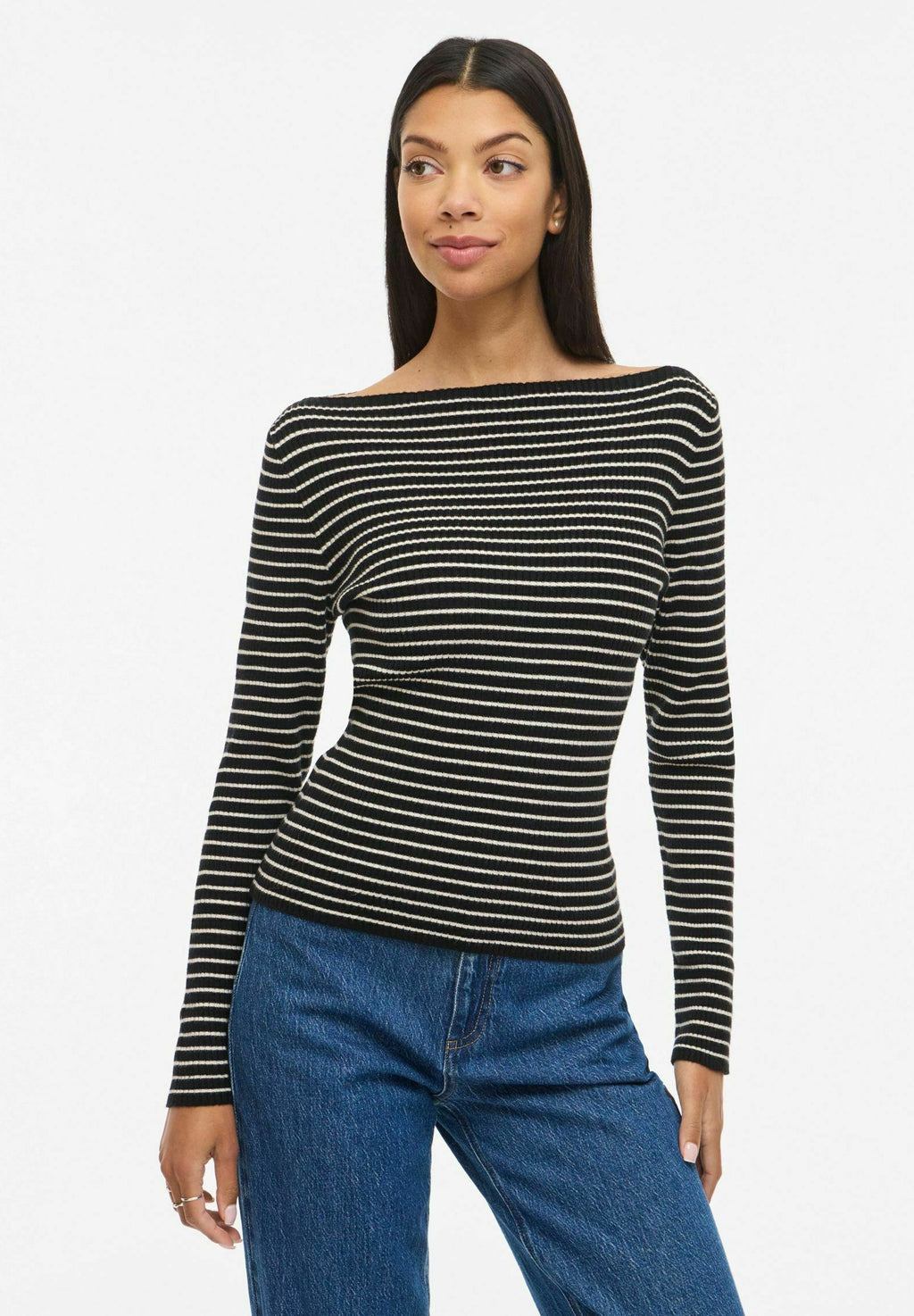 VILA Long Sleeved VISHILA Boatneck