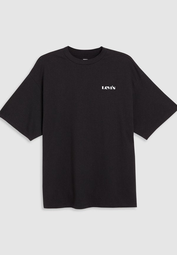 Levi's® SHORT STACK TEE - Print T-shirt - pirate black