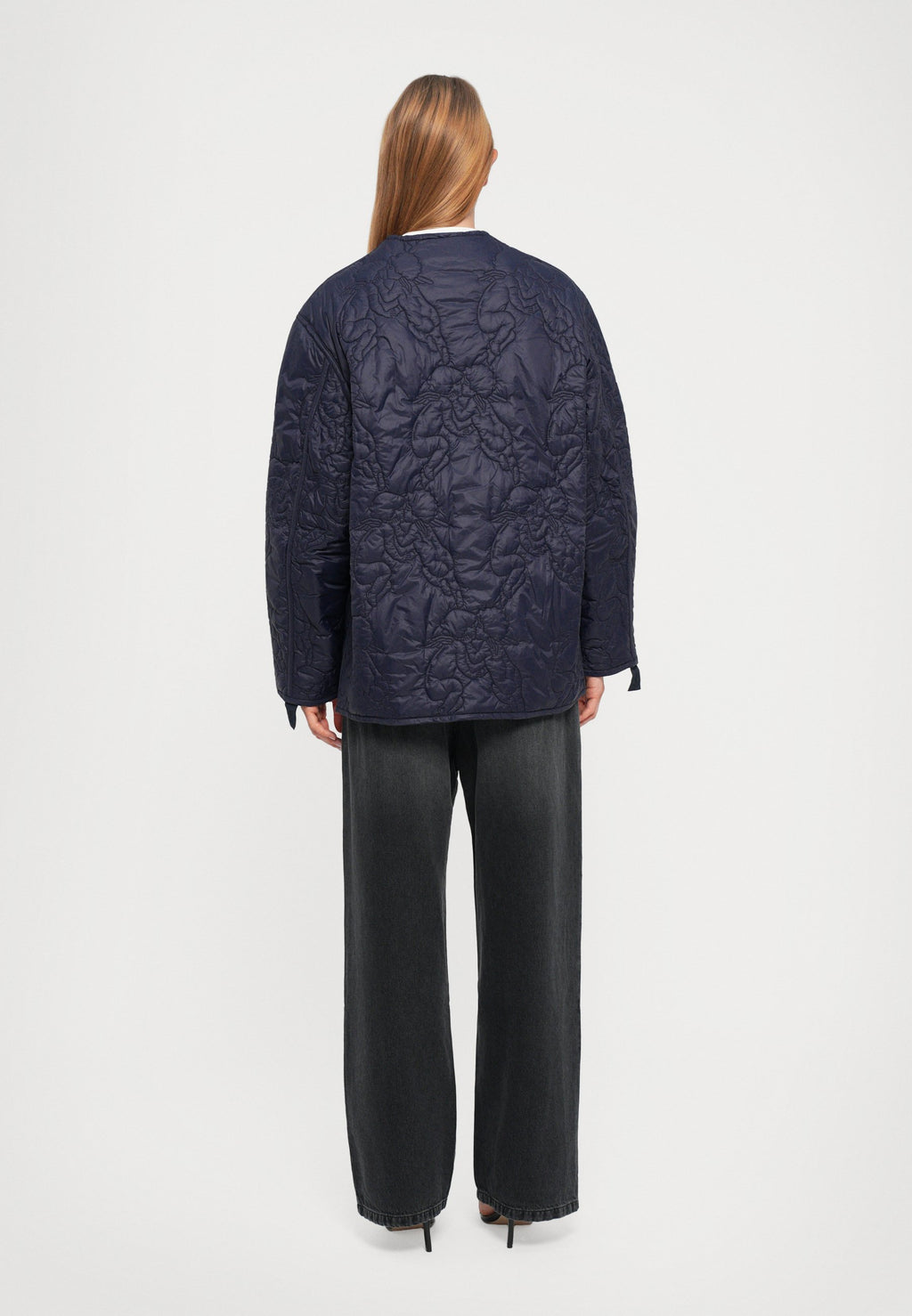 Fiorucci WOMEN'S NAVY KISSING ANGELS JACKET
