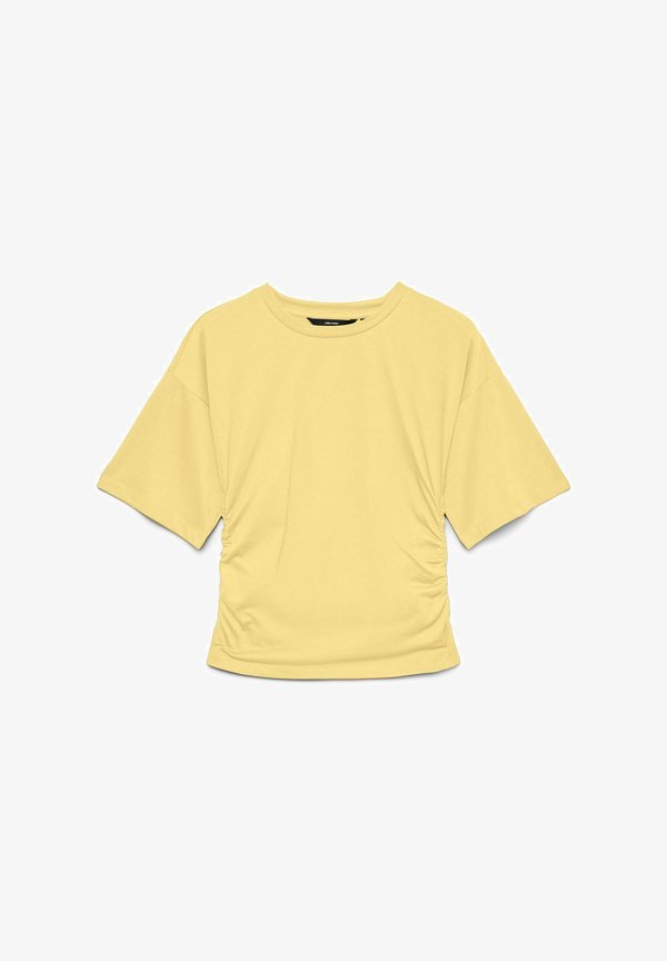 Vero Moda VMMIA - Basic T-shirt - pale banana