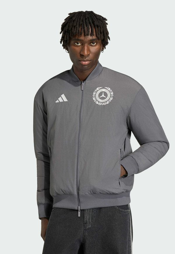 adidas Performance Training jacket - granite   off white