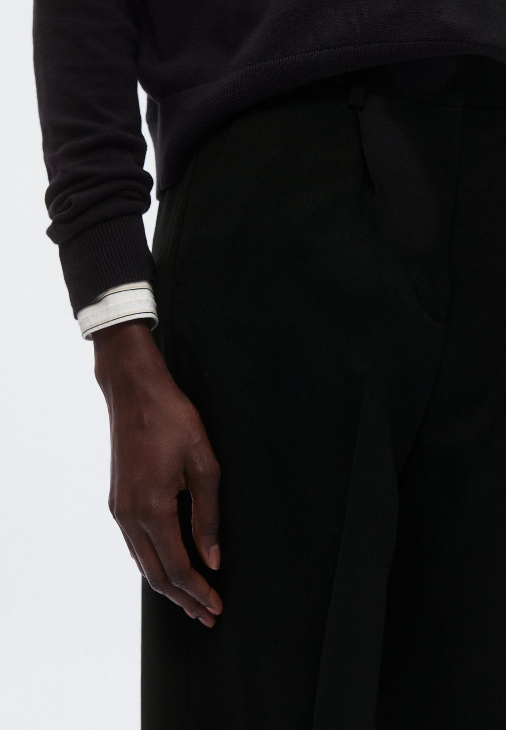 TIMELESS WOOL BLEND WIDE LEG TROUSERS Media 7