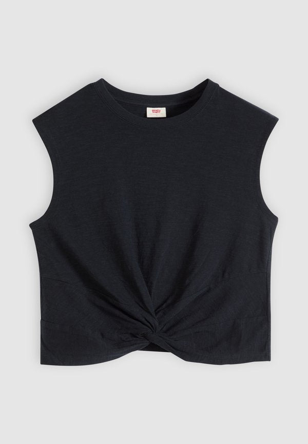 Levi's® JEMMA KNOT - Top - anthracite night slub