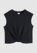 Levi's® JEMMA KNOT - Top - anthracite night slub
