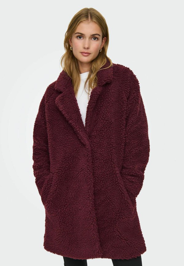 ONLY Teddy ONLNEWAURELIA Teddy - Winter coat - port royale