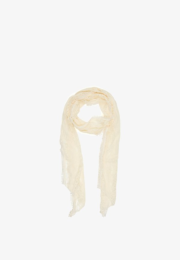 Bershka LACE - SCARF - Scarf - beige