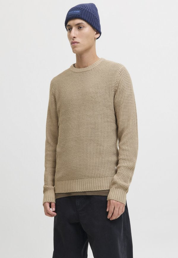 Jack & Jones NICK CREW NECK - Jumper - crockery