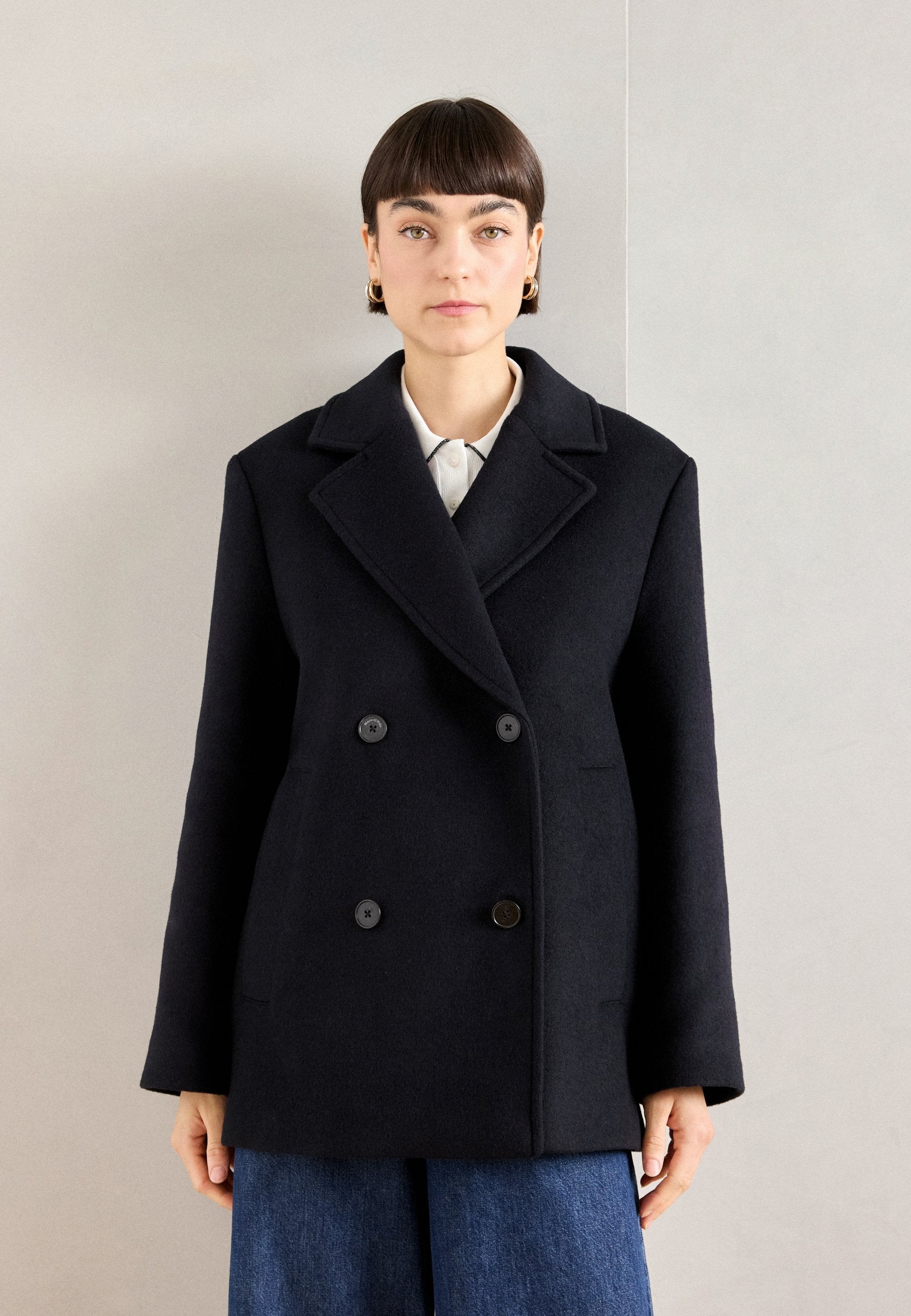 Marc O'Polo LAPEL COLLAR DOUBLE BREASTED FULLY LINED