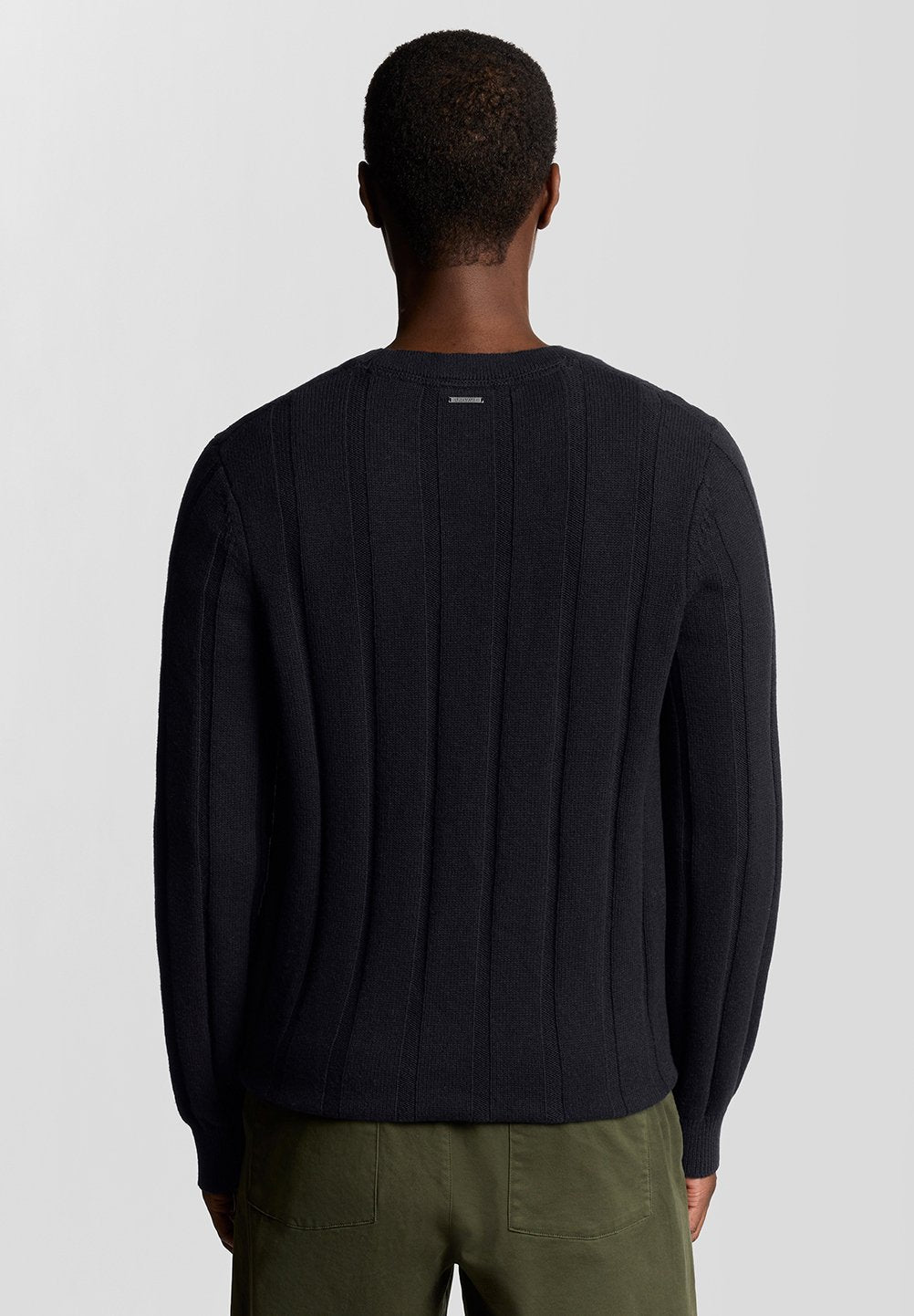 Lyle & Scott DROP STITCH CREW NECK